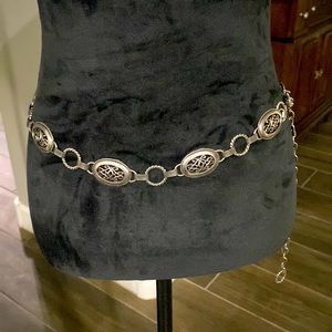 Silver concha belt